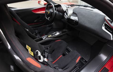 Wallpaper Ferrari, car interior, SF90, Ferrari SF90 Stradale for mobile ...