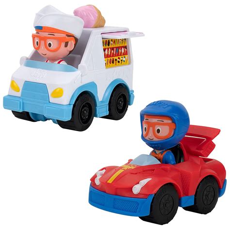 Buy BlippiBlippi Mini Vehicle 2-Pack Bundle - Features Ice Cream Truck ...