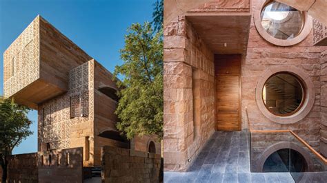 The Stone House in Jaipur reclaims sandstone as a favourable building material