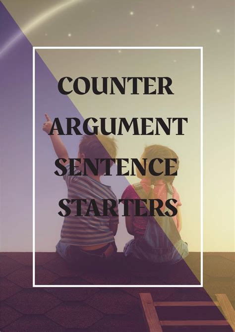 Counter Argument Example Sentence Starters for Essays - HubPages