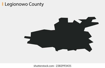 Legionowo County Map Vector Division Country Stock Vector (Royalty Free) 2382993431 | Shutterstock