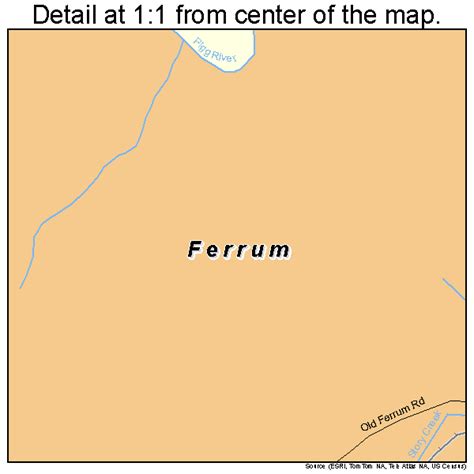 Ferrum Virginia Street Map 5127712