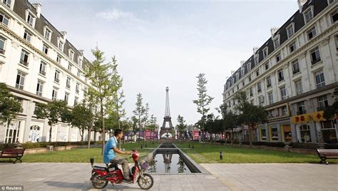 Inside China's mini-Paris: Town built to look just like French capital complete with its own ...