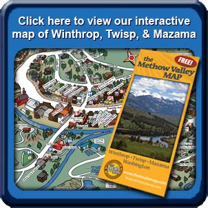 The Locals Map - A Travel Map of Winthrop, Twisp, Mazama and Carlton, WA - for Tourists & Travel ...