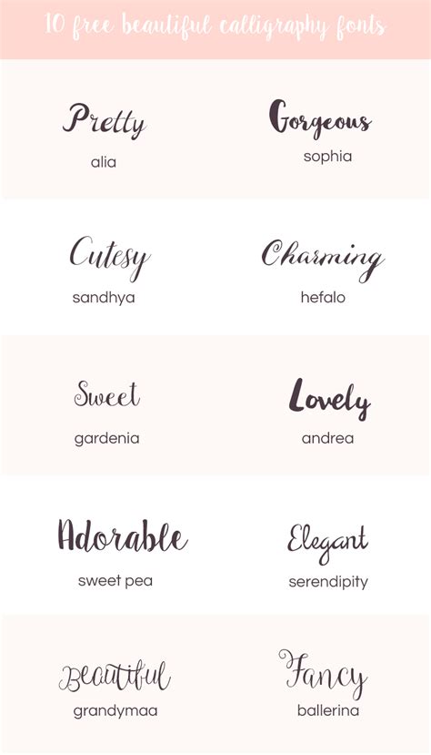 10 beautiful calligraphy fonts you won't believe are free - Elan Creative Co.