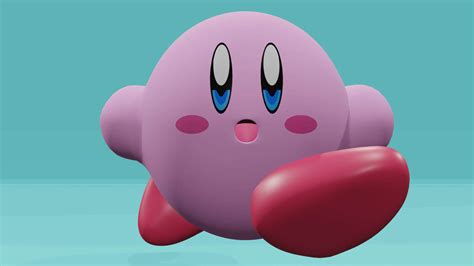 Kirby From Kirby's Games - 3D Model by clickdamn