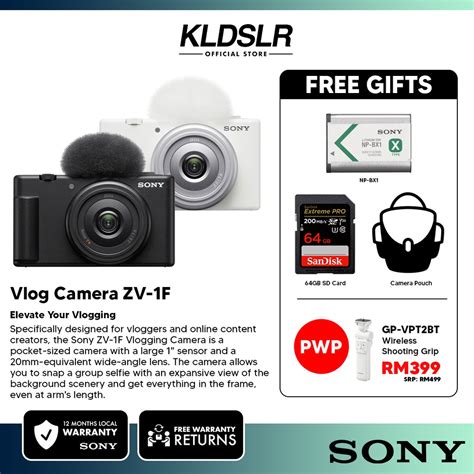 (READY STOCK) Sony ZV-1F / ZV1F / ZV1 Digital Camera Vlogging Camera ...