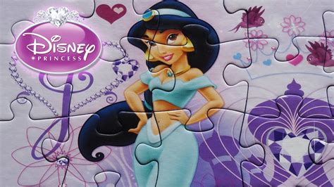 Disney Princess Games Jigsaw Jasmine Little Mermaid Ariel Puzzle for ...