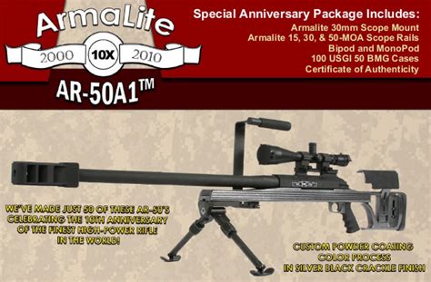 Armalite Rolls Out 10th Anniversary Limited Edition AR-50A1 « Daily Bulletin