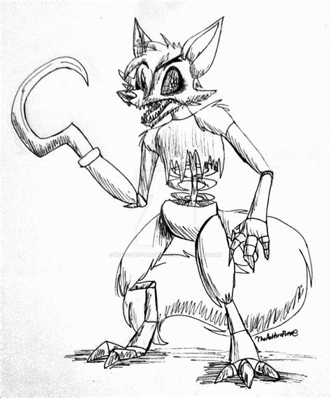 Drawkill Foxy by Mittz-The-Trash-Lord on DeviantArt