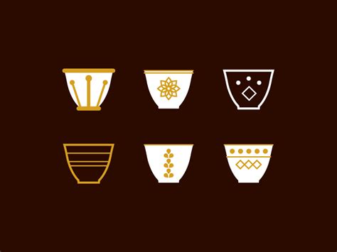 Arabic Coffee Cups 2 by Haitham Almayman on Dribbble