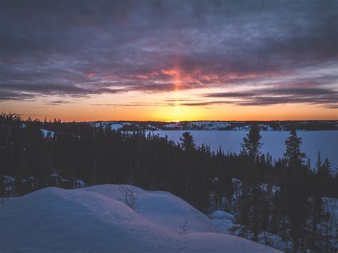 Yellowknife in Winter — Over The Peaks