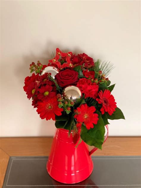 Christmas Jug Arrangement