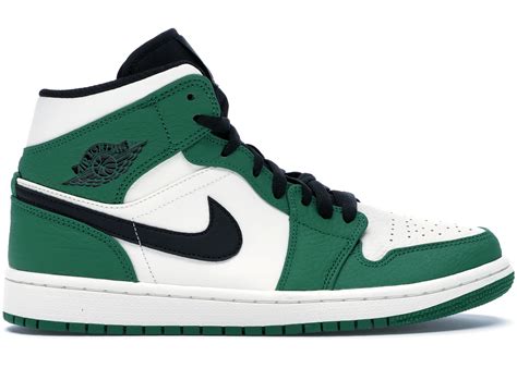 Jordan 1 Mid Pine Green Men's - 852542-301 - US