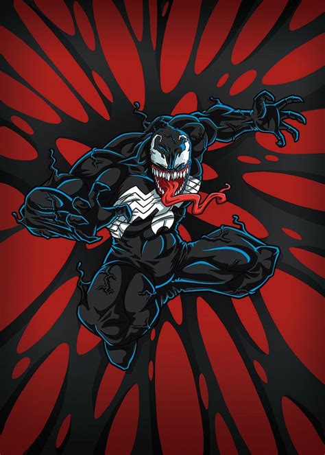 Venom on Behance | Venom comics, Marvel comics wallpaper, Marvel comics art