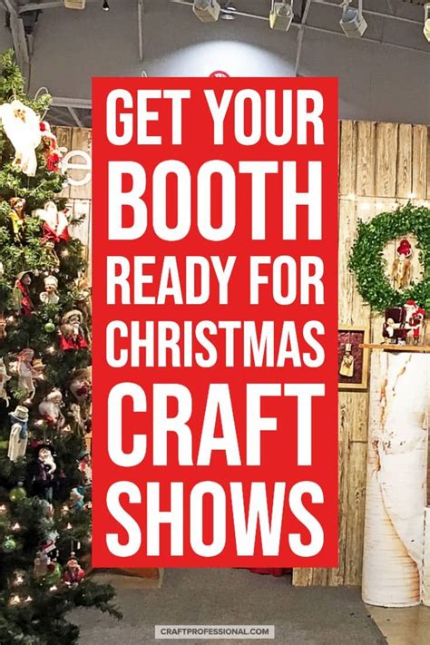 Holiday Craft Show Booths | Christmas craft show, Craft show booths, Craft fair booth display