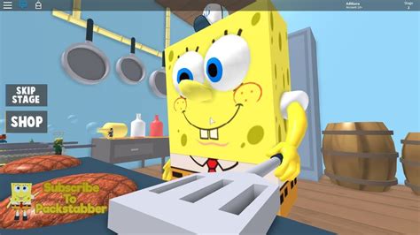 ROBLOX SPONGEBOB OBBY - WYKRADAM PRZEPIS NA KRABOBURGERY - YouTube