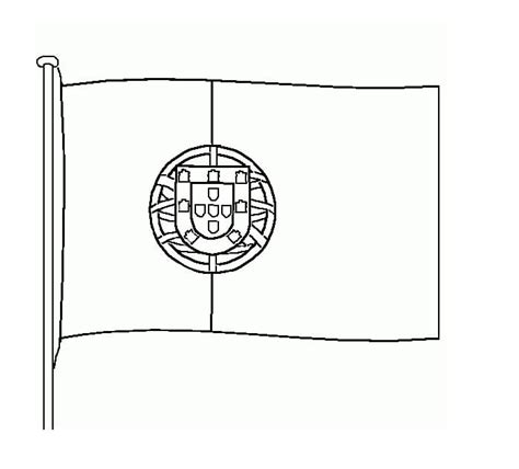 Free Printable Flag of Portugal coloring page - Download, Print or ...