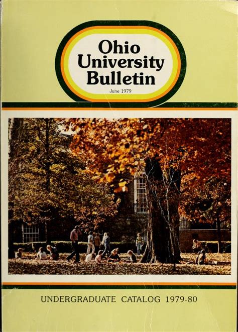 Ohio University bulletin. Undergraduate catalog, 1979-1980 : Ohio ...