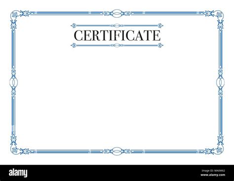 Certificate Border for Excellence Performance Stock Vector Image & Art - Alamy