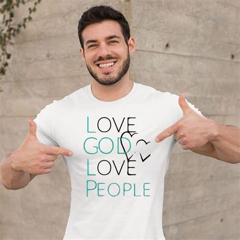 Love God Love People Printed Printed Best T Shirt For Men - Buy Spiritual Products