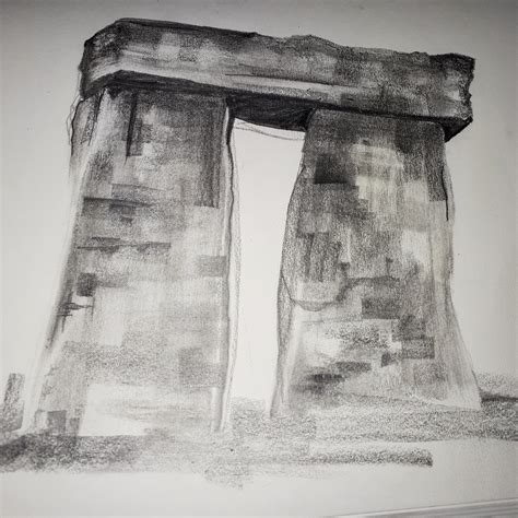 Stonehenge : Pencildrawing