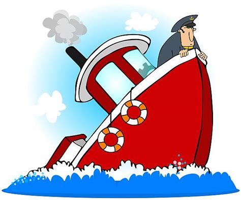 Royalty Free Sinking Ship Clip Art, Vector Images & Illustrations - iStock