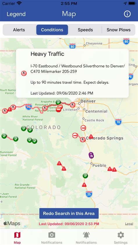 CDOT Colorado Road Conditions para iPhone - Download