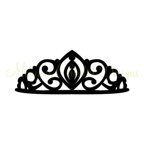 Tiara Silhouette Vector Free at GetDrawings | Free download