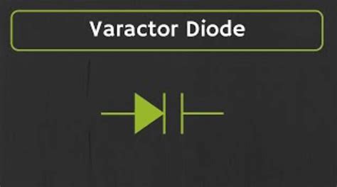 Varactor Diode Schematic Symbol