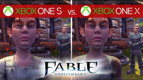 Fable Anniversary Comparison - Xbox One X vs. Xbox One S - YouTube