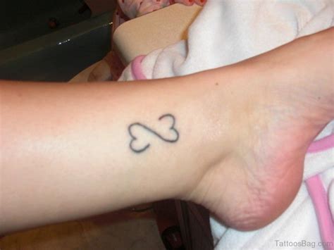 54 Adorable Heart Tattoo On Ankle