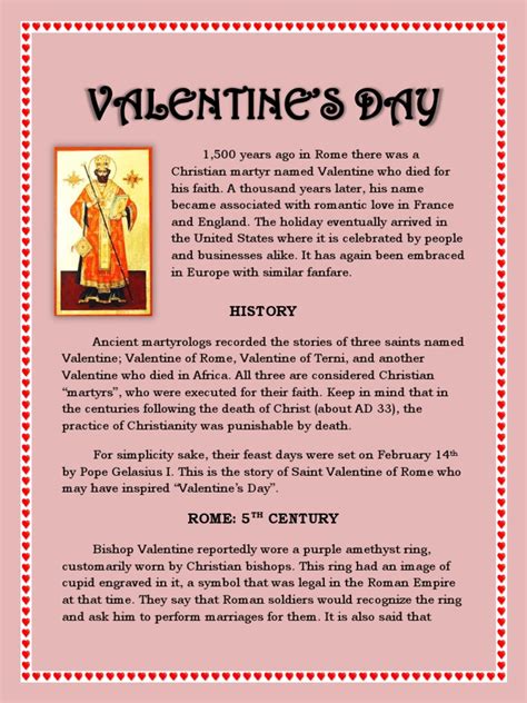 HISTORY OF SAINT VALENTINE'S DAY | Valentine's Day | Religion And Belief