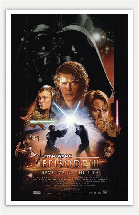 Star Wars: Episode III - Revenge of the Sith - 11" x 17" Movie Poster ...