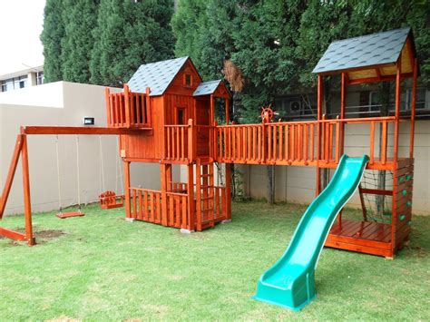 Benny's Creative Woodworkz Playpark Jungle Gym Design with Play Tower and steady bridge | Jungle ...