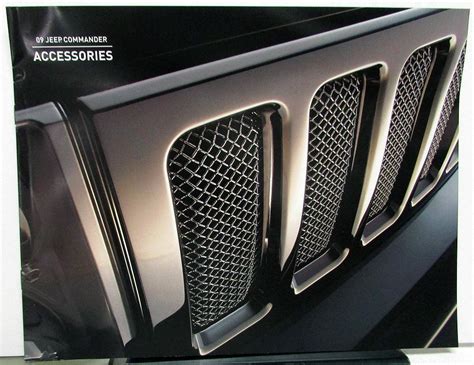 2009 Jeep Commander Dealer Accessories Sales Brochure Mopar Options Add Ons