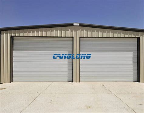 Customized Prefabricated Metal Frame Two Car Garage Large Steel Structure at Best Price in ...