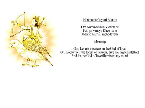 Kamdev Gayatri Mantra - Wordzz