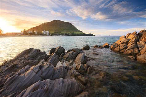 Mt Maunganui sunset - NZ Landscape Prints for Sale