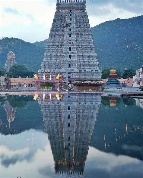 A perfect pic ...... Tiruvannamalai temple a 1100year old lord shiva temple with incredible ...