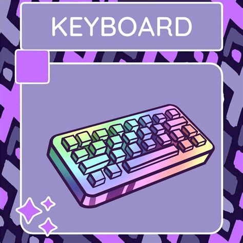 Rainbow Keyboard Emote Twitch Emote Youtube Emote Discord Emote Community Emote Streamer Emote ...