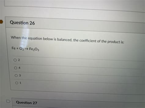 Answered: When the equation below is balanced,… | bartleby