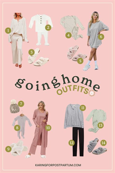 Going Home Outfits For Mom + Baby | Karing for Postpartum