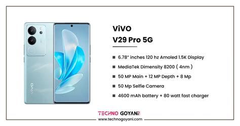 ViVO V29 Pro 5G Full Specifications & Price - Techno Goyani