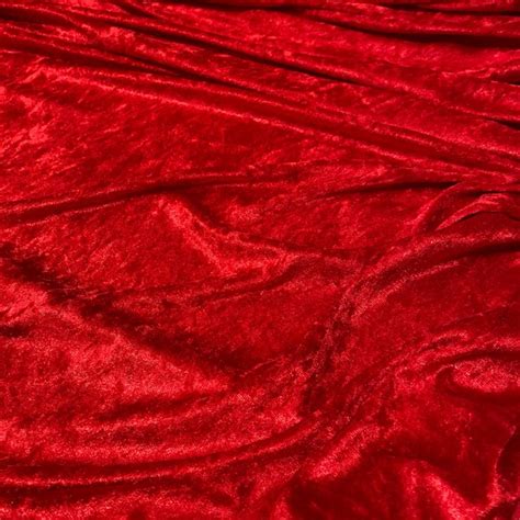 Red Velvet Fabric - Etsy