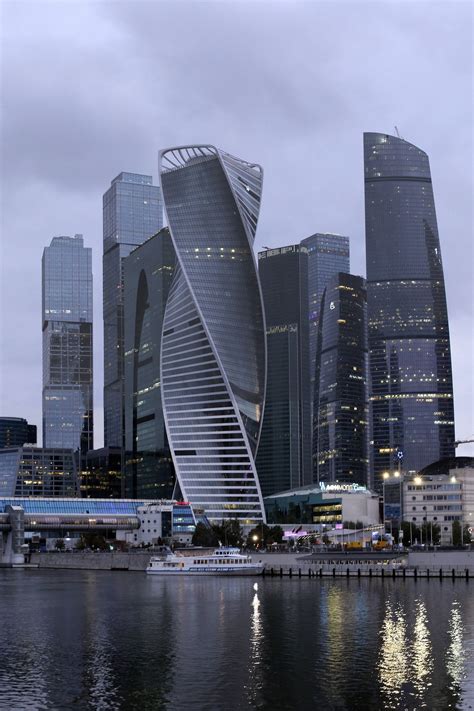 Moscow City, autumn evening | Architecture photography buildings, Skyscraper, Skyscraper ...