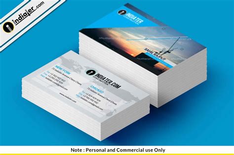 Free Construction Company Business Card Template - Indiater