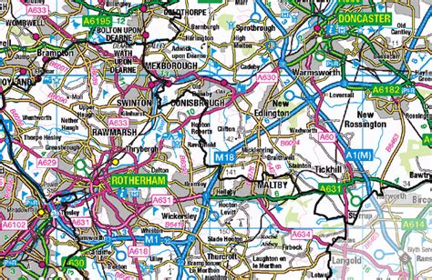 South Yorkshire County Map (2021) – Map Logic