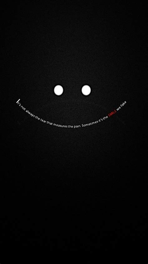 Sometimes only fake smile / Cool Wallpapers Black And White, Cool Black Wallpaper, Android ...