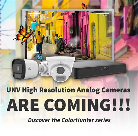 UNV High Resolution Analog Cameras - Uniview - Leader of AIoT Solution